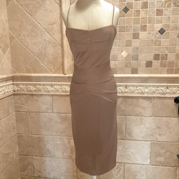 Andy The Anh Tan Midi Dress - Picture 1 of 3